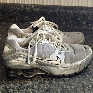 Nike Shox Turbo V+ Silver Gray Women's Youth Size 6.5 [316874-011]